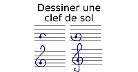 Dessiner une clef de SOL