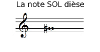 La note SOL dièse