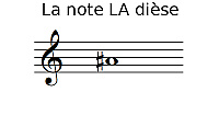 La note LA dièse