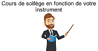Cours de solfège par instruments