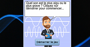 Jeu de solfège : plus aigu ou plus grave ?