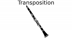 Transposition pour clarinette SI bémol