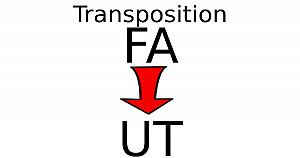 Transposer une partition en FA pour un instrument en UT