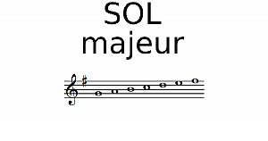 Gamme de SOL Majeur