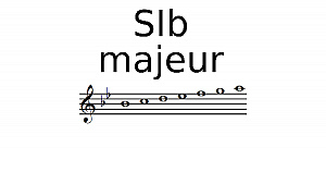 Gamme de SI bémol Majeur