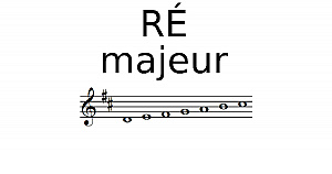 Gamme de RÉ Majeur