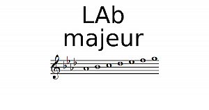 Gamme de LA bémol Majeur