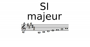 Gamme de SI Majeur