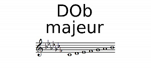 Gamme de DO bémol Majeur