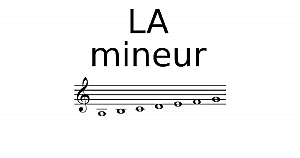 Gamme de LA mineur