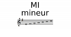 Gamme de MI mineur