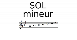 Gamme de SOL mineur