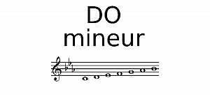 Gamme de DO mineur