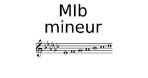 Gamme de MI bémol mineur