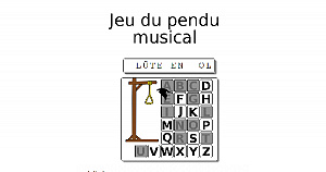 Pendu musical