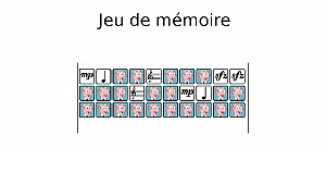 Jeu de mémoire (les paires)