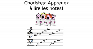Choristes : Apprenez à lire les notes !