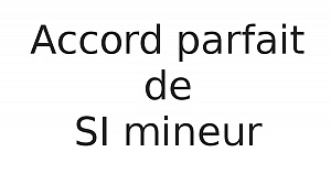 Accord parfait de SI mineur