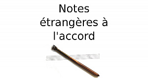 Notes étrangères à l'accord