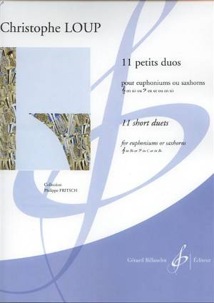 11 petits duos pour saxhorn ou euphonium couverture 11 petits duos pour saxhorn ou euphonium couverture