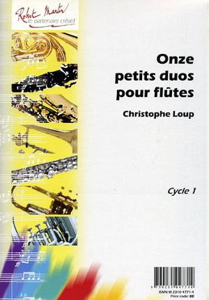 11 petits duos pour débutants à la flûte traversière couverture 11 petits duos pour débutants à la flûte traversière couverture