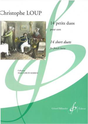 14 petits duos pour cor - christophe loup - couverture 14 petits duos pour cor - christophe loup - couverture