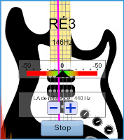 Accorder sa guitare électrique : la corde de Ré3