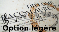 Baccalauréat musique option légère Baccalauréat musique option légère