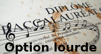 Baccalauréat musique option lourde Baccalauréat musique option lourde