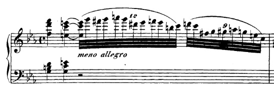 exemple de nonolet dans la sonate pour piano No.32, Op.111 de Beethoven