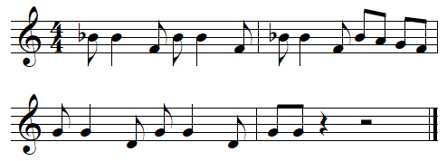 exercice rythmique binaire, leçon n°5, exercice n°8bis exercice rythmique binaire, leçon n°5, exercice n°8bis