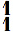 chiffrage de mesure 1/1