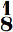chiffrage de mesure 1/8