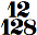 chiffrage de mesure 12/128