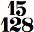 chiffrage de mesure 15/128