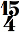 chiffrage de mesure 15/4