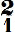 chiffrage de mesure 2/1