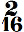 chiffrage de mesure 2/16