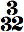 chiffrage de mesure 3/32