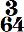 chiffrage de mesure 3/64