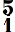 chiffrage de mesure 5/1
