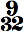 chiffrage de mesure 9/32