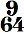 chiffrage de mesure 9/64