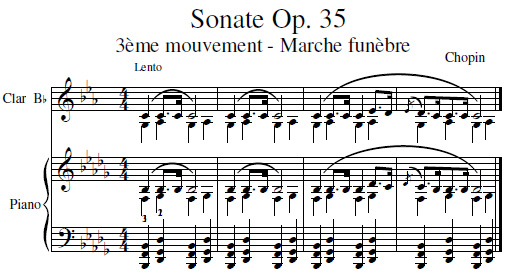 sonate opus 35, 3ème mouvement, marche funebre - CHOPIN
