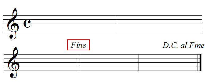 Dacapo al fine