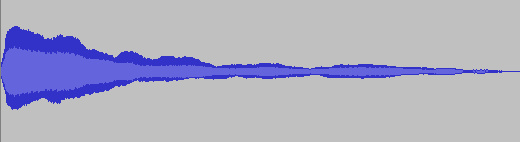 forme d'onde d'un decrescendo
