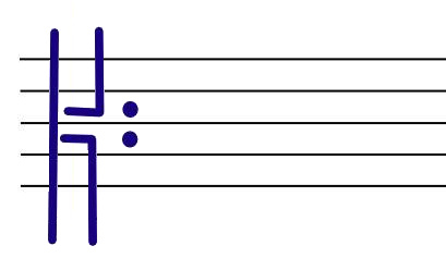 dessiner une clef d'UT 3
