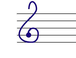Dessiner une clef de SOL, étape six