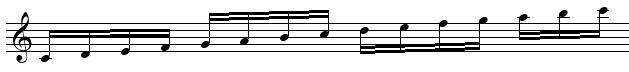 doubles-croches successives