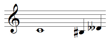 enharmonies de la note DO